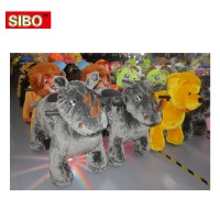 mini children rides amusement park coin-operated game electric car plush animal ride on toy