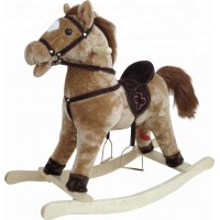 Music Lovely Stuffed Plush Toys Baby Rocking Horse