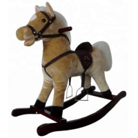 Music Lovely Stuffed Plush Toys Baby Rocking Horse